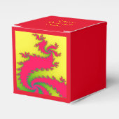 Chinees Nieuwjaar Dragon Fractal Custom Favor Box Bedankdoosjes (Voorkant Zijde)