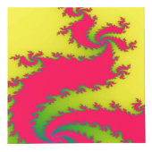 Chinees nieuwjaar Dragon Fractal Custom Photo Cube Kubus (Voorkant)