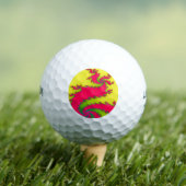 Chinees nieuwjaar Dragon Fractal Golf Ball Golfballen (Insitu Shirt)