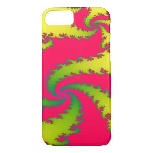 Chinees nieuwjaar Dragon Fractal iPhone Case (Achterkant)