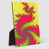 Chinees nieuwjaar Dragon Fractal Plaque Fotoplaat (Zijkant)