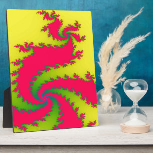 Chinees nieuwjaar Dragon Fractal Plaque Fotoplaat