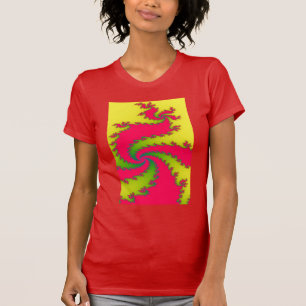 Chinees nieuwjaar Dragon Fractal T Shirt