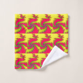 Chinees nieuwjaar Dragon Patterned Towels Bad Handdoek (Wasdoekje)