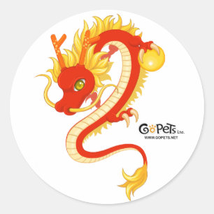Chinees Nieuwjaar Dragon Sticker