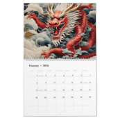 Chinees Nieuwjaar Dragon Surrealistische Fantasy A Kalender (Feb 2026)