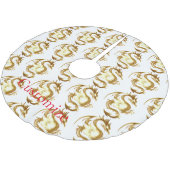 Chinees Nieuwjaar Dragon Thunder_Cove Kerstboom Rok (Gekanteld)