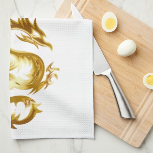 Chinees Nieuwjaar Dragon Thunder_Cove Theedoek (Quarter Fold)