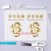 Chinees Nieuwjaar Dragon Thunder_Cove Tissuepapier (Craft)