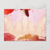 Chinees Nieuwjaar Dragon waterverven Fu 2024 HPost Feestdagenkaart (Achterkant)