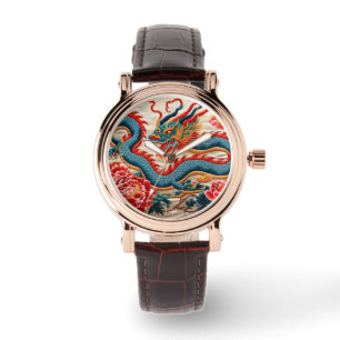 Chinees Nieuwjaar Dragon Zodiac Verjaardag Horloge