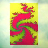 Chinees nieuwjaar drakenfractal raamsticker (Vel 3)