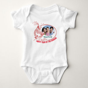 Chinees Nieuwjaar familie foto cadeau baby Romper