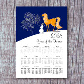 Chinees Nieuwjaar Fire Horse 2026 Kalender