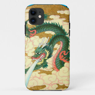 Chinees nieuwjaar, groene draak Case-Mate iPhone case