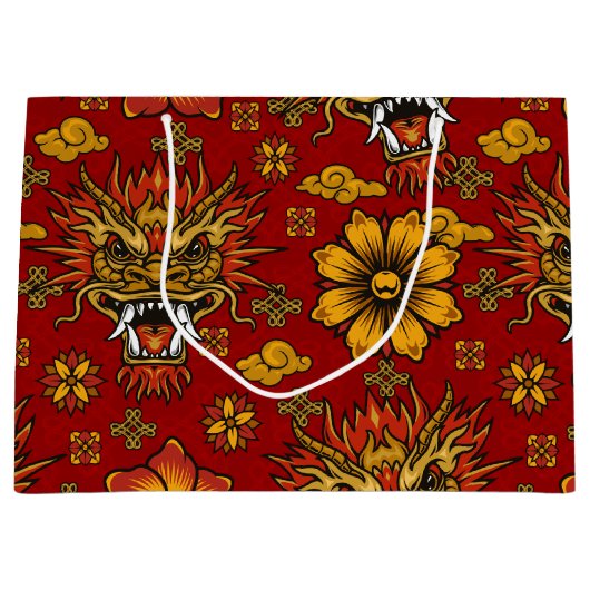 Chinees nieuwjaar groot cadeauzakje (Voorkant)