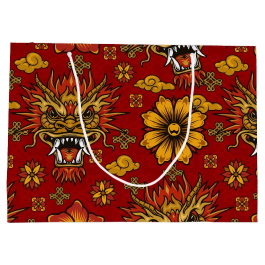 Chinees nieuwjaar groot cadeauzakje (Achterkant)