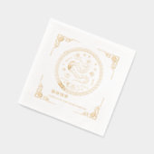 Chinees nieuwjaar | Het jaar van de Snake Napkins Folie Servetten (Links)