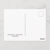 Chinees nieuwjaar - Jaar van het Briefkaart van de (Achterkant)