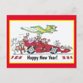 Chinees nieuwjaar - Jaar van het Briefkaart van de (Voorkant)