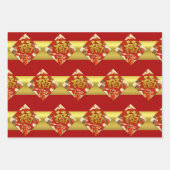 Chinees Nieuwjaar Kinder Fu Ideogram Patronen W3PS Inpakpapier Vel (Voorkant 3)