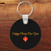 Chinees Nieuwjaar kleurrijke draak Sleutelhanger (Achterkant)