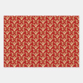 Chinees nieuwjaar konijn 2023 inpakpapier vel (Voorkant 3)