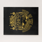 Chinees nieuwjaar konijn 2023 legpuzzel (Horizontaal)