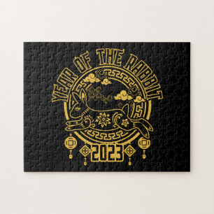 Chinees nieuwjaar konijn 2023 legpuzzel