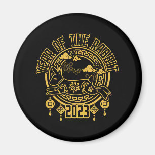 Chinees nieuwjaar konijn magneet