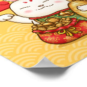 Chinees Nieuwjaar Lucky Rabbit Poster (Hoek)