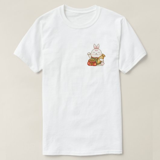 Chinees Nieuwjaar Lucky Rabbit T-shirt (Design voorkant)