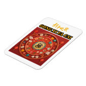 Chinees nieuwjaar magneet (Linkerzijde)