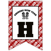 Chinees nieuwjaar Oriental Dragon Vlaggetjes (Tweede vlag)