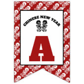 Chinees nieuwjaar Oriental Dragon Vlaggetjes (Derde vlag)