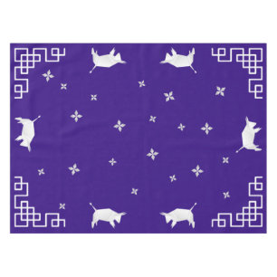 Chinees Nieuwjaar Origami Oxen & Sterren Tafelkleed