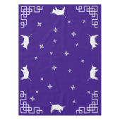 Chinees Nieuwjaar Origami Oxen & Sterren Tafelkleed (Voorkant)
