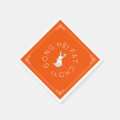 Chinees nieuwjaar Origami Rabbit Napkins Servet (Hoek)