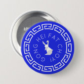 Chinees nieuwjaar Origami Rabbit Ronde Button 7,6 Cm (Voorkant /achterkant)