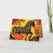 Chinees Nieuwjaar Paard 2026 GC01 Kaart (Achterkant)