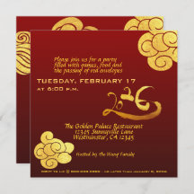 Chinees Nieuwjaar Paard 2026 Gold Clouds Teksten I