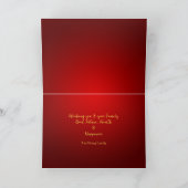 Chinees Nieuwjaar Paard 2026 HGC9 Vakantie Kaart (Binnen)