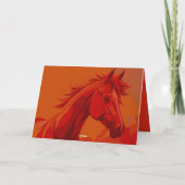 Chinees Nieuwjaar Paard 2026 HGC Kaart (Achterkant)