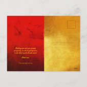 Chinees Nieuwjaar Paard 2026 PostC01 Feestdagenkaart (Achterkant)