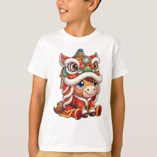 Chinees Nieuwjaar Paard 2026 Zodiac T-shirt