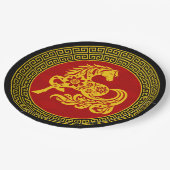 Chinees Nieuwjaar Paard Papieren Bordje (Gekanteld)