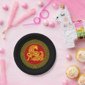 Chinees Nieuwjaar Paard Papieren Bordje (Feest)