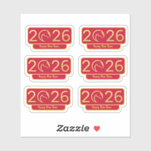 Chinees Nieuwjaar Paard Perfect Cadeau Sticker