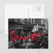Chinees Nieuwjaar Parade NY Briefkaart (Voorkant / Achterkant)