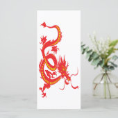 Chinees nieuwjaar rode draak (Staand voorkant)
